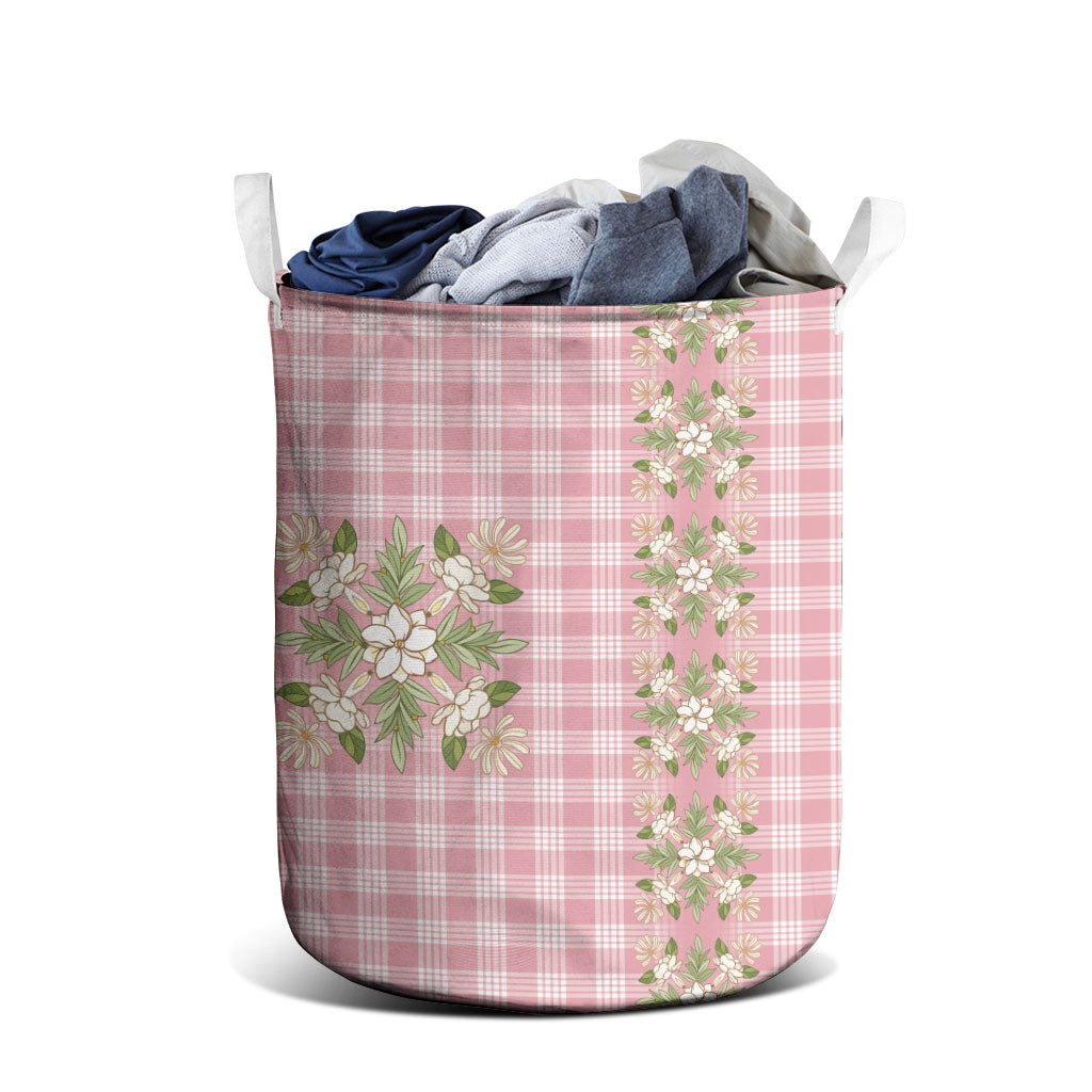 Akala Hamele Hawai'i Palaka Squares Maile Leaf Laundry Basket Flowers Hawaiian Quilt Patterns