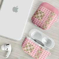 Akala Hamele Hawai'i Palaka Squares Maile Leaf AirPods Case Flowers Hawaiian Quilt Patterns