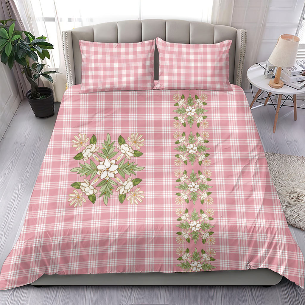 Akala Hamele Hawai'i Palaka Squares Maile Leaf Bedding Set Flowers Hawaiian Quilt Patterns