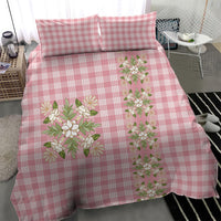 Akala Hamele Hawai'i Palaka Squares Maile Leaf Bedding Set Flowers Hawaiian Quilt Patterns