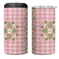 Akala Hamele Hawai'i Palaka Squares Maile Leaf 4 in 1 Can Cooler Tumbler Flowers Hawaiian Quilt Patterns