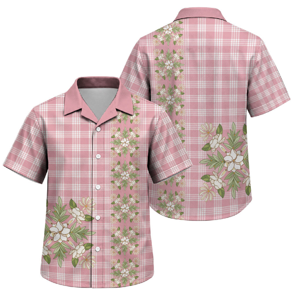 Akala Hamele Hawai'i Palaka Squares Maile Leaf Family Matching Mermaid Dress and Hawaiian Shirt Flowers Hawaiian Quilt Patterns