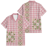Akala Hamele Hawai'i Palaka Squares Maile Leaf Family Matching Short Sleeve Bodycon Dress and Hawaiian Shirt Flowers Hawaiian Quilt Patterns