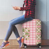 Akala Hamele Hawai'i Palaka Squares Maile Leaf Luggage Cover Flowers Hawaiian Quilt Patterns