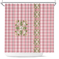 Akala Hamele Hawai'i Palaka Squares Maile Leaf Shower Curtain Flowers Hawaiian Quilt Patterns