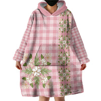 Akala Hamele Hawai'i Palaka Squares Maile Leaf Wearable Blanket Hoodie Flowers Hawaiian Quilt Patterns
