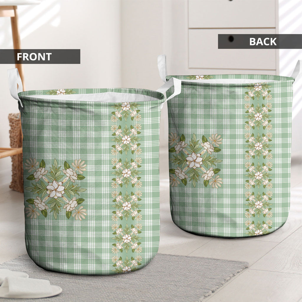 Liko Kukui Hawai'i Palaka Squares Maile Leaf Laundry Basket Flowers Hawaiian Quilt Patterns