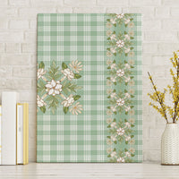 Liko Kukui Hawai'i Palaka Squares Maile Leaf Canvas Wall Art Flowers Hawaiian Quilt Patterns