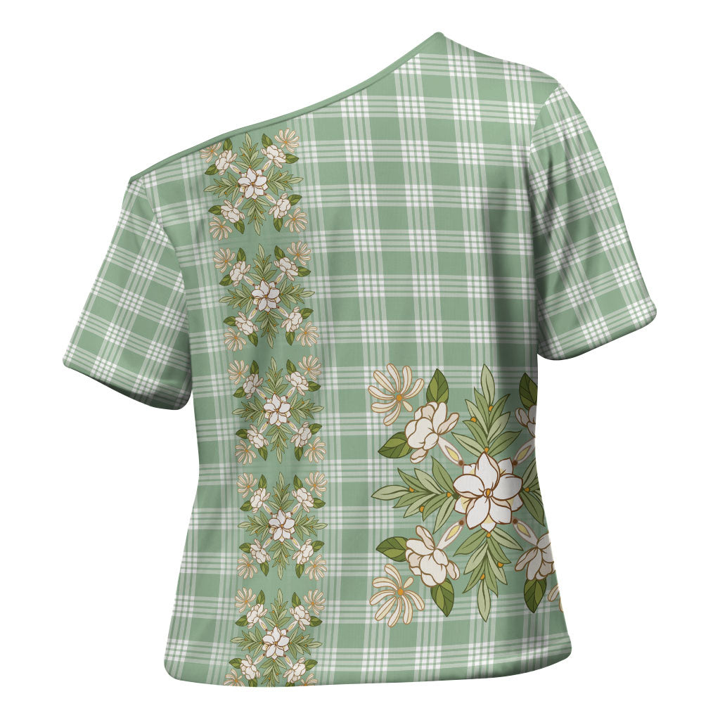 Liko Kukui Hawai'i Palaka Squares Maile Leaf Cross Shoulder Shirt Flowers Hawaiian Quilt Patterns