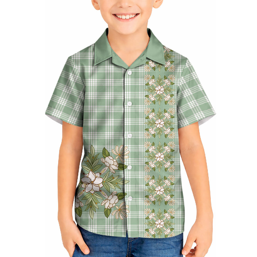 Liko Kukui Hawai'i Palaka Squares Maile Leaf Kid Hawaiian Shirt Flowers Hawaiian Quilt Patterns