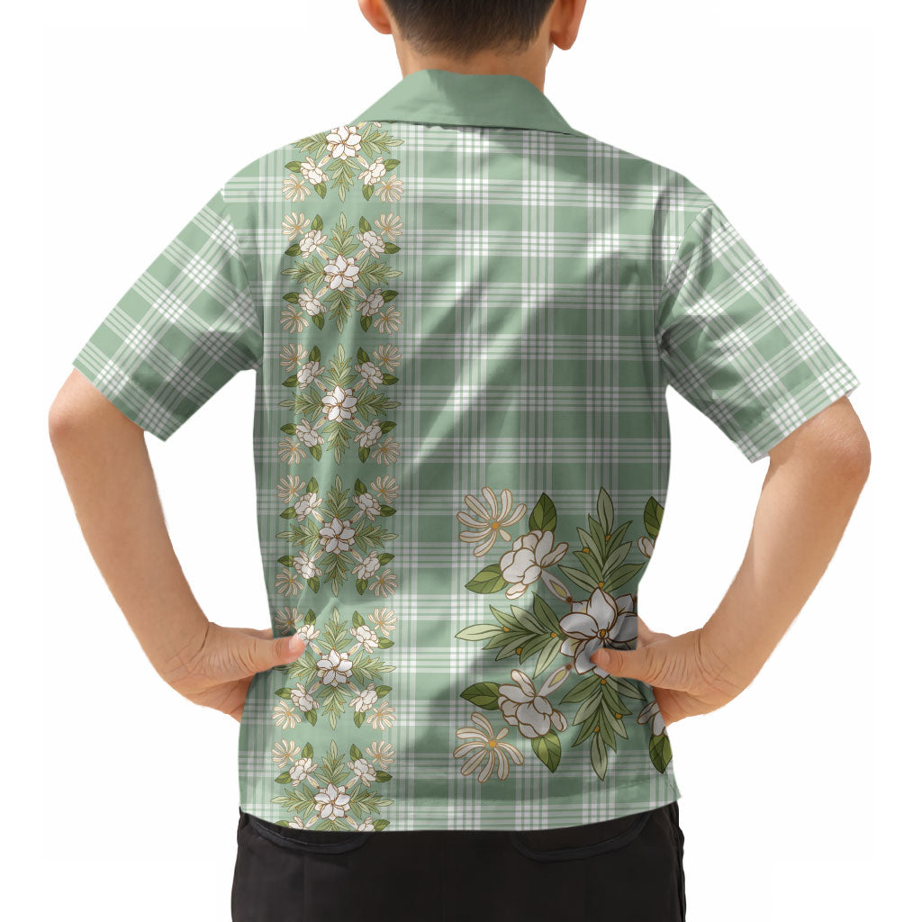 Liko Kukui Hawai'i Palaka Squares Maile Leaf Kid Hawaiian Shirt Flowers Hawaiian Quilt Patterns