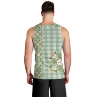 Liko Kukui Hawai'i Palaka Squares Maile Leaf Men Tank Top Flowers Hawaiian Quilt Patterns
