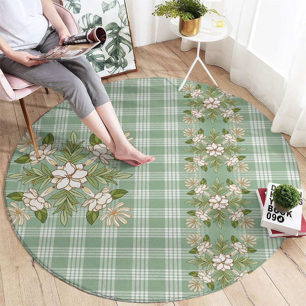 Liko Kukui Hawai'i Palaka Squares Maile Leaf Round Carpet Flowers Hawaiian Quilt Patterns