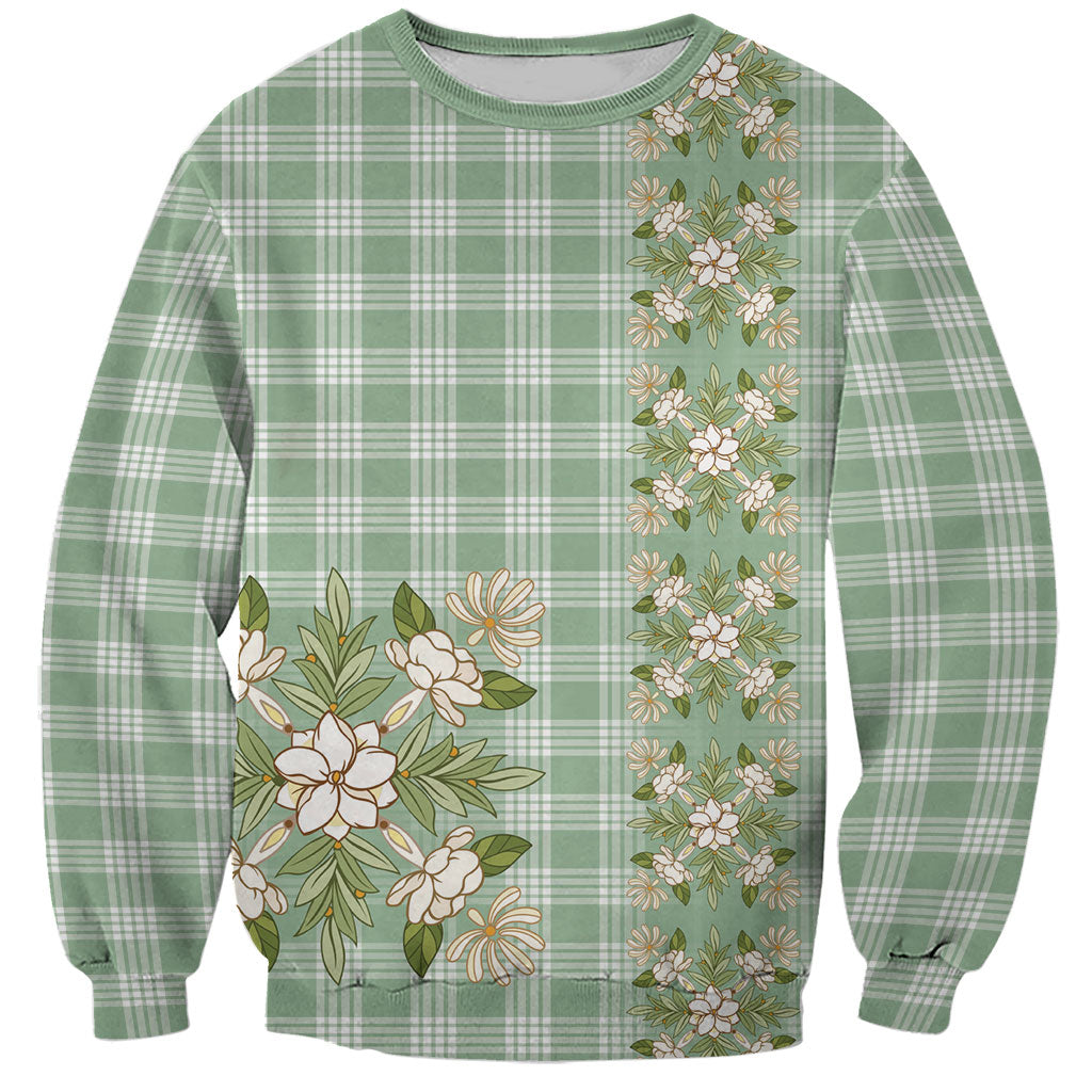 Liko Kukui Hawai'i Palaka Squares Maile Leaf Sweatshirt Flowers Hawaiian Quilt Patterns