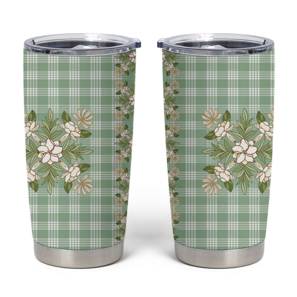 Liko Kukui Hawai'i Palaka Squares Maile Leaf Tumbler Cup Flowers Hawaiian Quilt Patterns