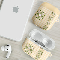 Melemele Ahiahia Hawai'i Palaka Squares Maile Leaf AirPods Case Flowers Hawaiian Quilt Patterns
