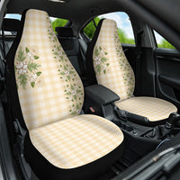 Melemele Ahiahia Hawai'i Palaka Squares Maile Leaf Car Seat Cover Flowers Hawaiian Quilt Patterns