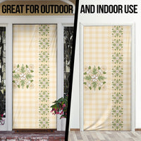 Melemele Ahiahia Hawai'i Palaka Squares Maile Leaf Door Cover Flowers Hawaiian Quilt Patterns