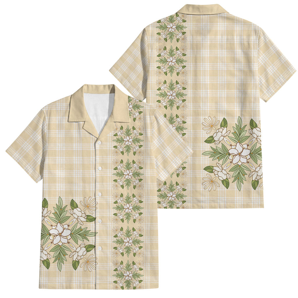 Melemele Ahiahia Hawai'i Palaka Squares Maile Leaf Family Matching Mermaid Dress and Hawaiian Shirt Flowers Hawaiian Quilt Patterns