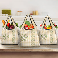Melemele Ahiahia Hawai'i Palaka Squares Maile Leaf Grocery Bag Flowers Hawaiian Quilt Patterns