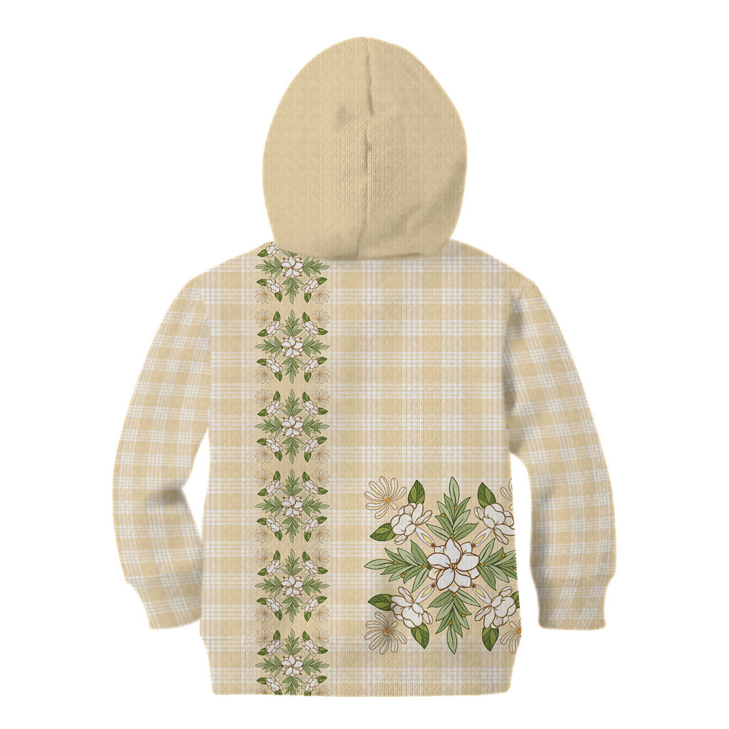 Melemele Ahiahia Hawai'i Palaka Squares Maile Leaf Kid Hoodie Flowers Hawaiian Quilt Patterns