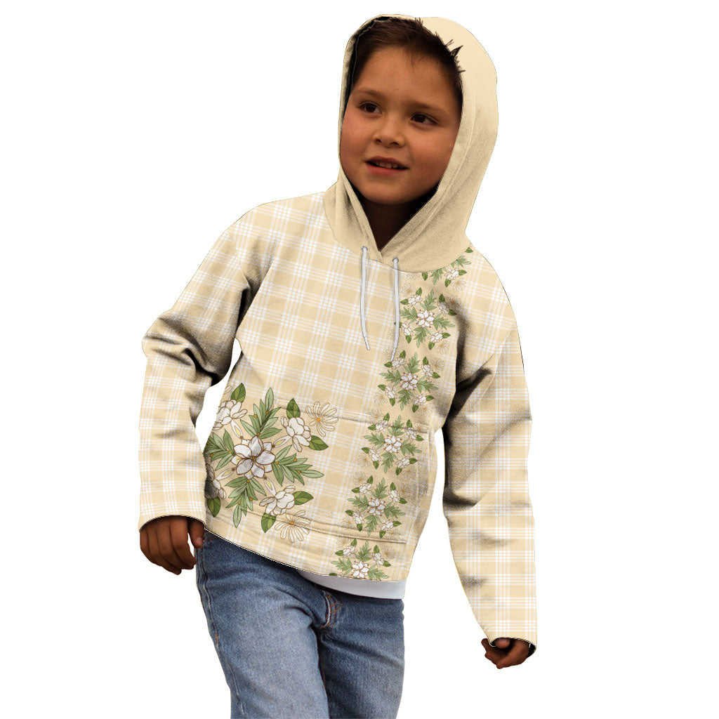 Melemele Ahiahia Hawai'i Palaka Squares Maile Leaf Kid Hoodie Flowers Hawaiian Quilt Patterns