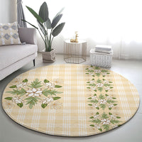 Melemele Ahiahia Hawai'i Palaka Squares Maile Leaf Round Carpet Flowers Hawaiian Quilt Patterns