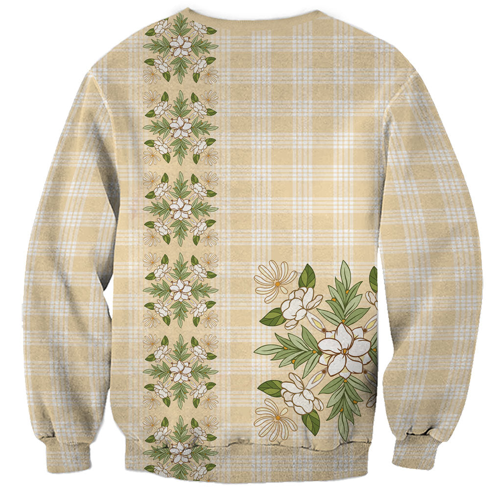 Melemele Ahiahia Hawai'i Palaka Squares Maile Leaf Sweatshirt Flowers Hawaiian Quilt Patterns