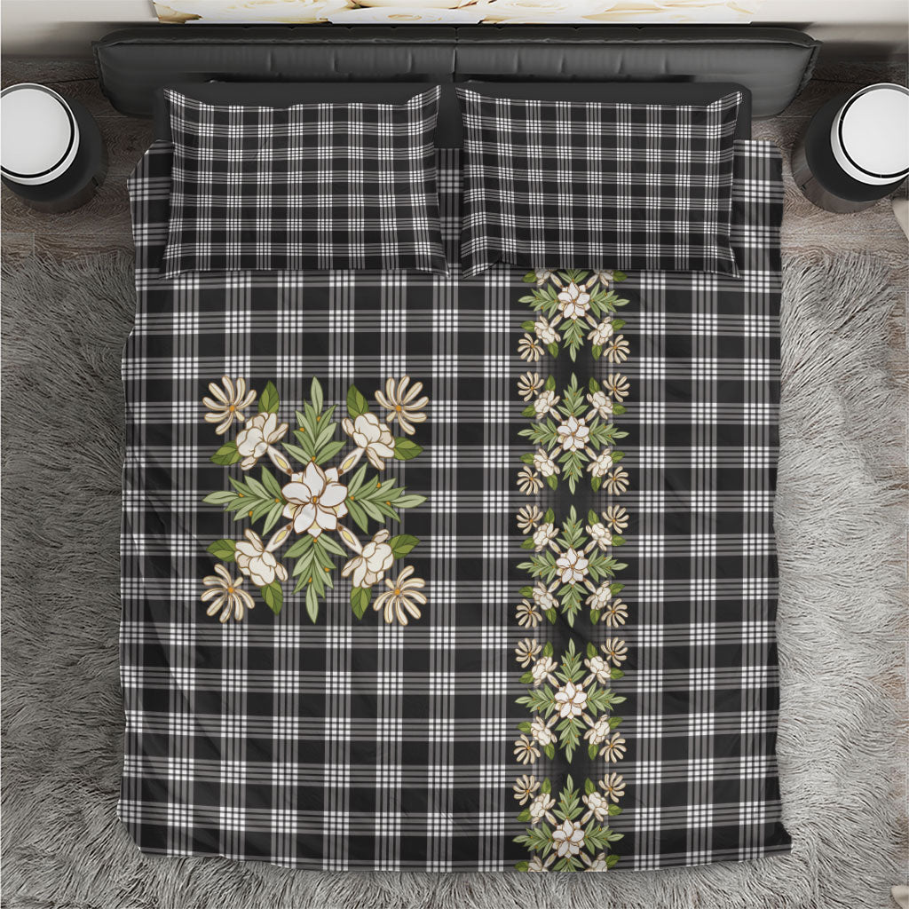 Pauli Hawai'i Palaka Squares Maile Leaf Bedding Set Flowers Hawaiian Quilt Patterns