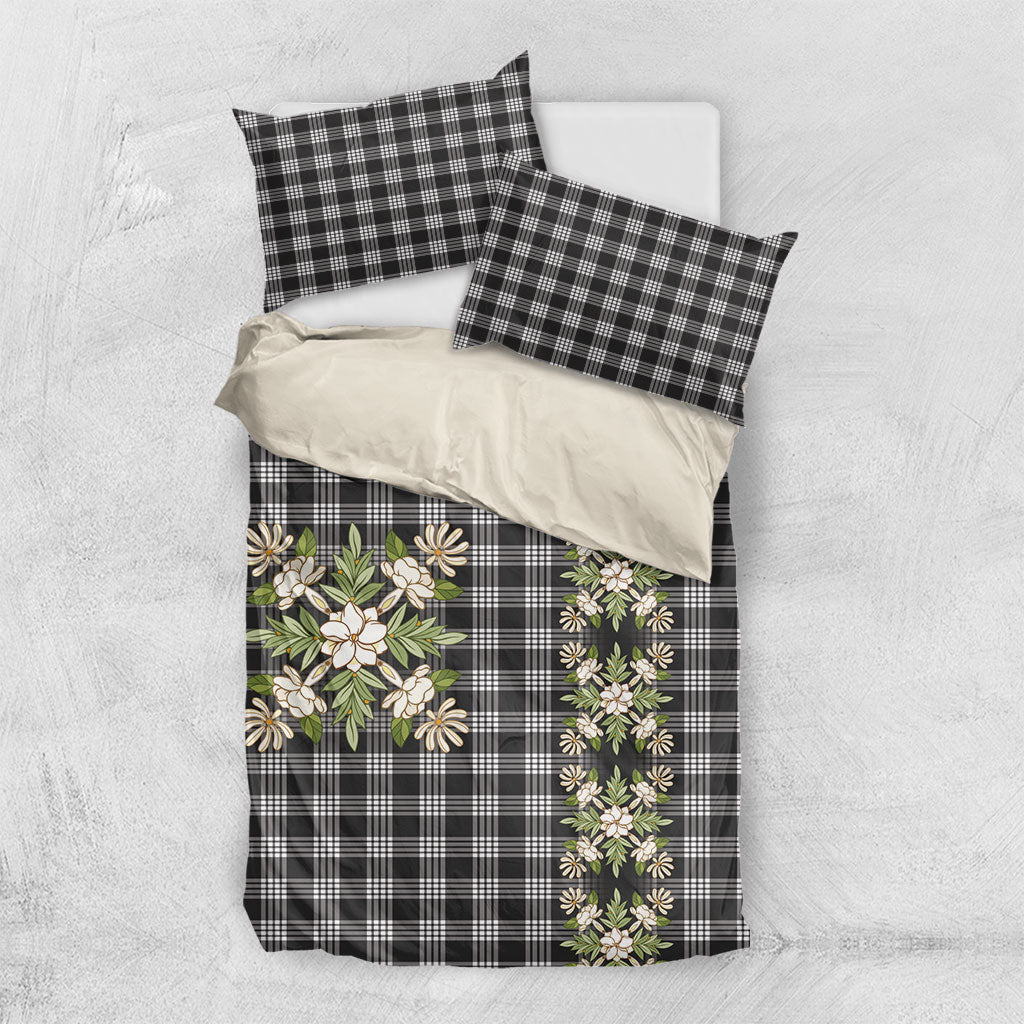 Pauli Hawai'i Palaka Squares Maile Leaf Bedding Set Flowers Hawaiian Quilt Patterns