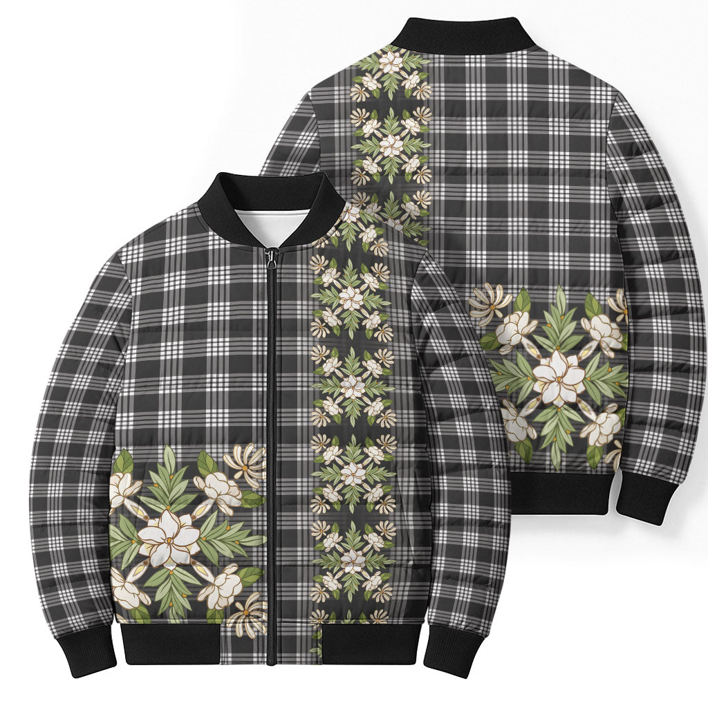 Pauli Hawai'i Palaka Squares Maile Leaf Bomber Puffer Jacket Flowers Hawaiian Quilt Patterns