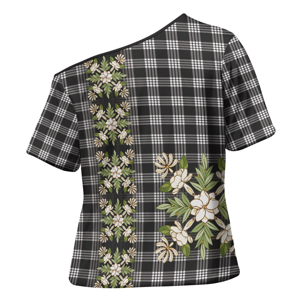 Pauli Hawai'i Palaka Squares Maile Leaf Cross Shoulder Shirt Flowers Hawaiian Quilt Patterns