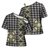 Pauli Hawai'i Palaka Squares Maile Leaf Cross Shoulder Shirt Flowers Hawaiian Quilt Patterns