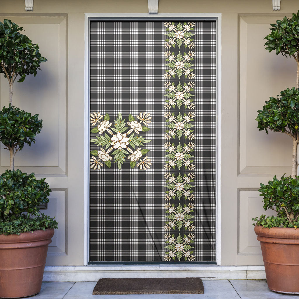Pauli Hawai'i Palaka Squares Maile Leaf Door Cover Flowers Hawaiian Quilt Patterns