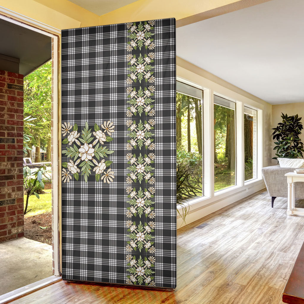 Pauli Hawai'i Palaka Squares Maile Leaf Door Cover Flowers Hawaiian Quilt Patterns