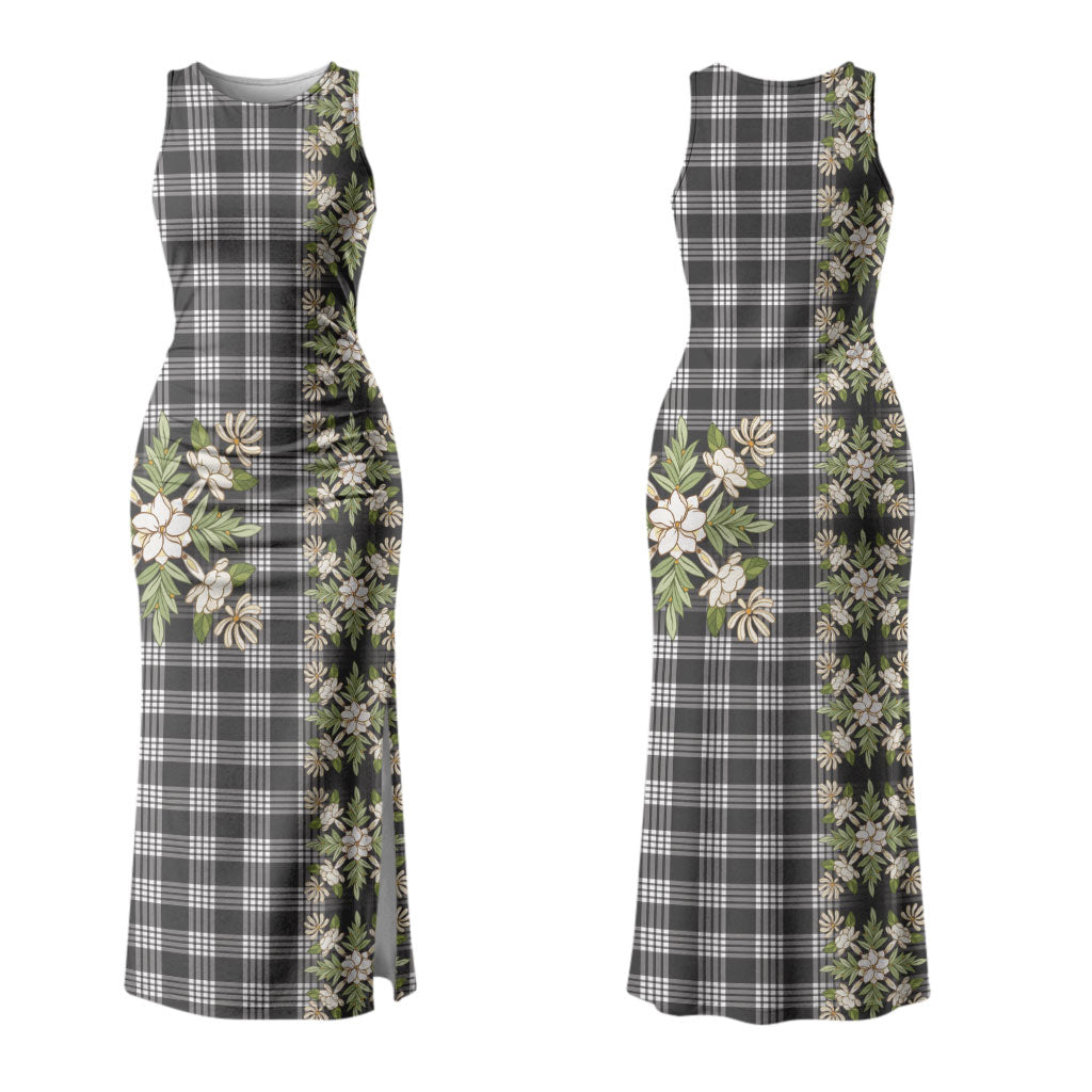 Pauli Hawai'i Palaka Squares Maile Leaf Family Matching Tank Maxi Dress and Hawaiian Shirt Flowers Hawaiian Quilt Patterns