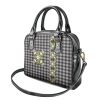 Pauli Hawai'i Palaka Squares Maile Leaf Shoulder Handbag Flowers Hawaiian Quilt Patterns