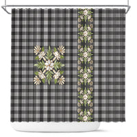 Pauli Hawai'i Palaka Squares Maile Leaf Shower Curtain Flowers Hawaiian Quilt Patterns