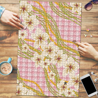 Akala Hamele Palaka Plumeria Puzzle Puakenikeni and Maile Lei