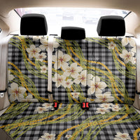Ele'ele Hawai'i Palaka Plumeria Back Car Seat Cover Puakenikeni and Maile Lei