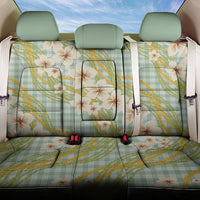 Liko Kukui Hawai'i Palaka Plumeria Back Car Seat Cover Puakenikeni and Maile Lei