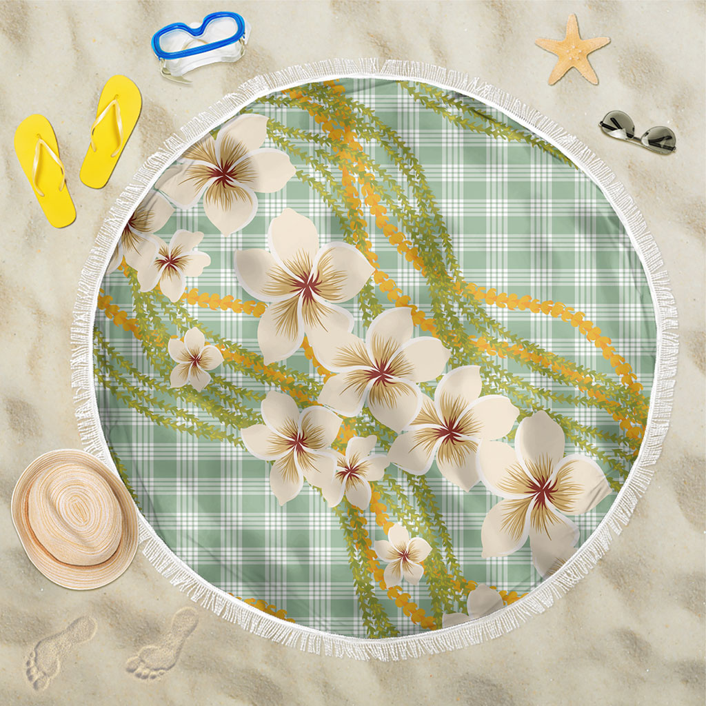 Liko Kukui Hawai'i Palaka Plumeria Beach Blanket Puakenikeni and Maile Lei