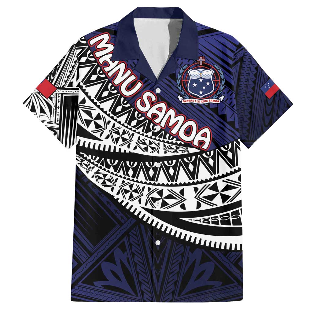 Custom Samoa Rugby Pacific Family Matching Long Sleeve Bodycon Dress and Hawaiian Shirt Samoan Warrior Tribal Pattern