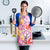 Palaka with Honu and Hibiscus Apron Hawaiian Heritage Spirit - Polynesian Pride