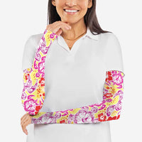Palaka with Honu and Hibiscus Arm Sleeves Hawaiian Heritage Spirit - Polynesian Pride