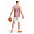 Palaka with Honu and Hibiscus Basketball Jersey Hawaiian Heritage Spirit - Polynesian Pride