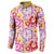 Palaka with Honu and Hibiscus Button Sweatshirt Hawaiian Heritage Spirit - Polynesian Pride