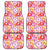 Palaka with Honu and Hibiscus Car Mats Hawaiian Heritage Spirit - Polynesian Pride