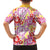 Palaka with Honu and Hibiscus Family Matching Off Shoulder Short Dress and Hawaiian Shirt Hawaiian Heritage Spirit - Polynesian Pride