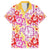 Palaka with Honu and Hibiscus Family Matching Off Shoulder Short Dress and Hawaiian Shirt Hawaiian Heritage Spirit - Polynesian Pride